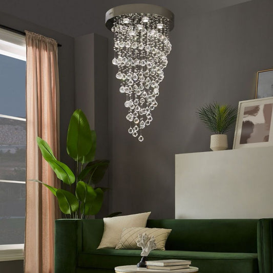 Finesse Crystal Chandelier Double Helix 7 Light 1 Fn 1104 S