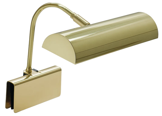 House of Troy Grand Piano Halogen CLamp 10" Polished Brass GPH10-PB