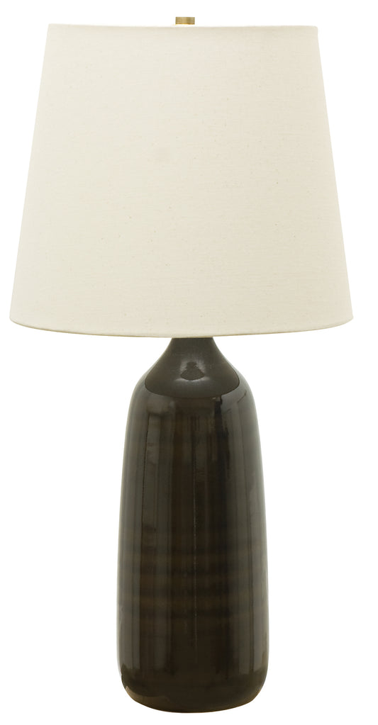 House of Troy Scatchard 31" Stoneware Table Lamp Brown Gloss GS101-BR