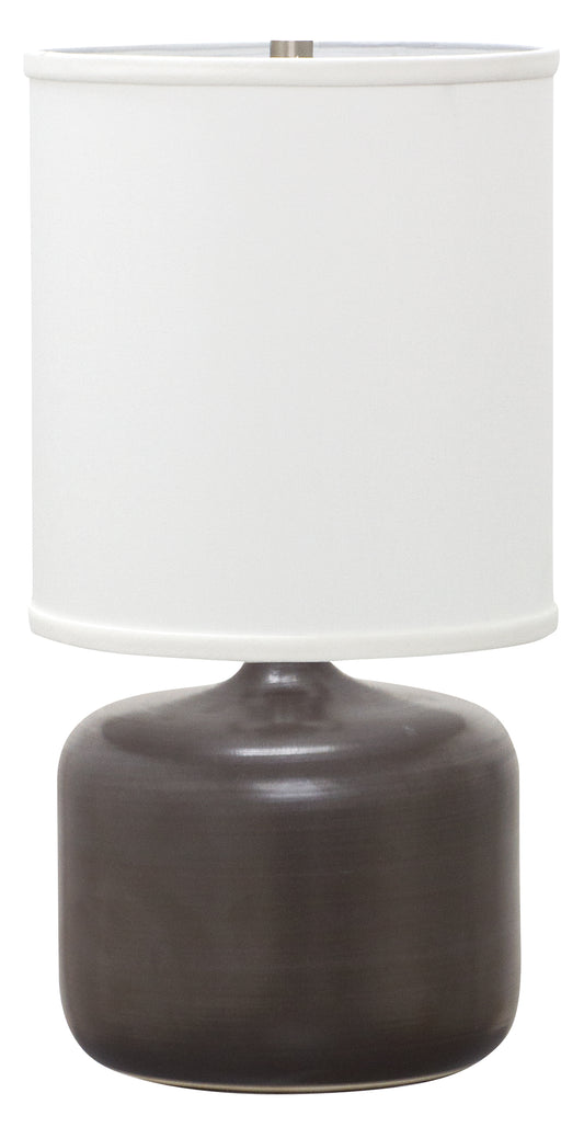House of Troy Scatchard 19.5" Stoneware Table Lamp Black Matte GS120-BM