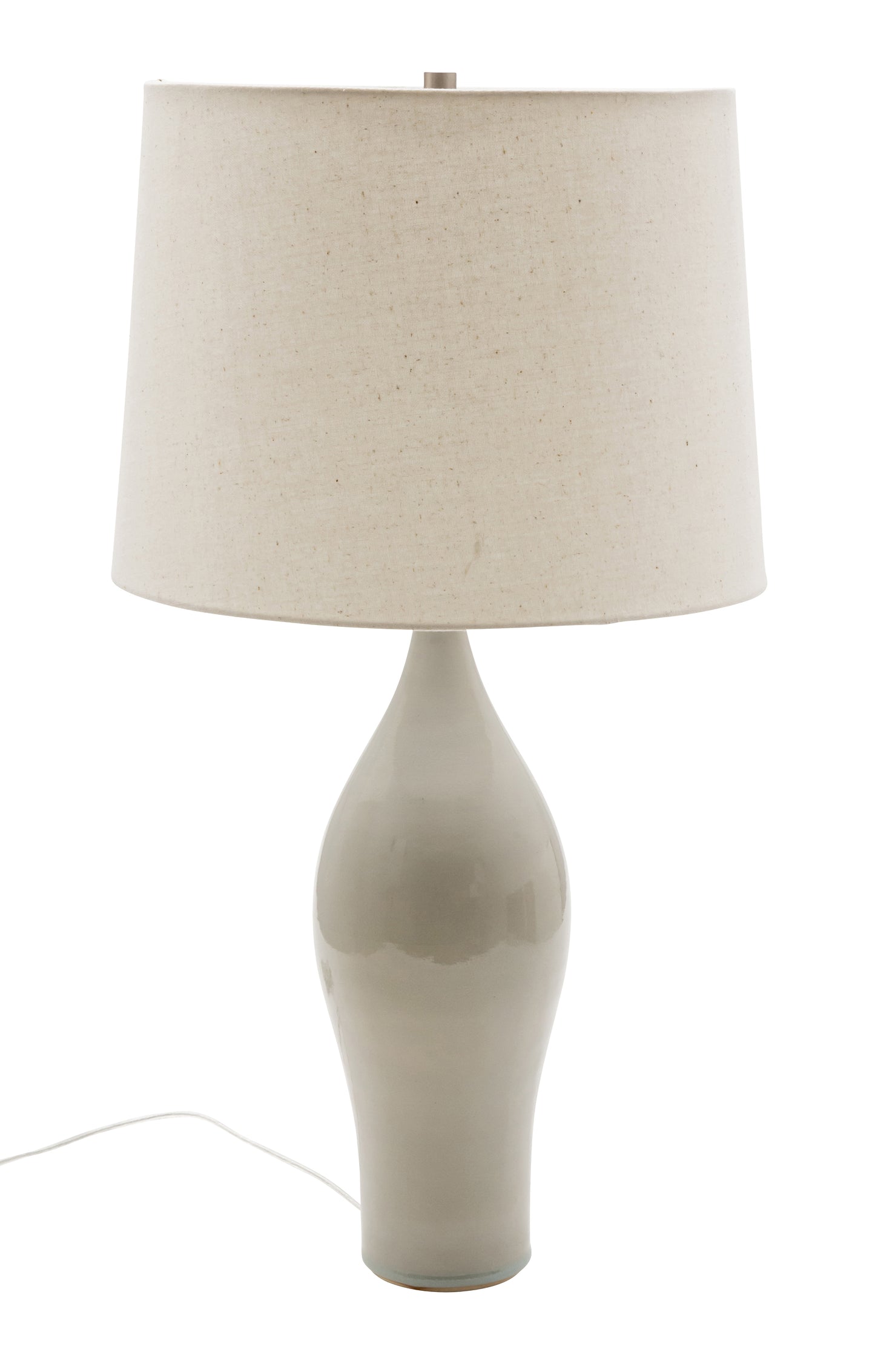 House of Troy Scatchard 27" Stoneware Table Lamp Gray Gloss GS170-GG