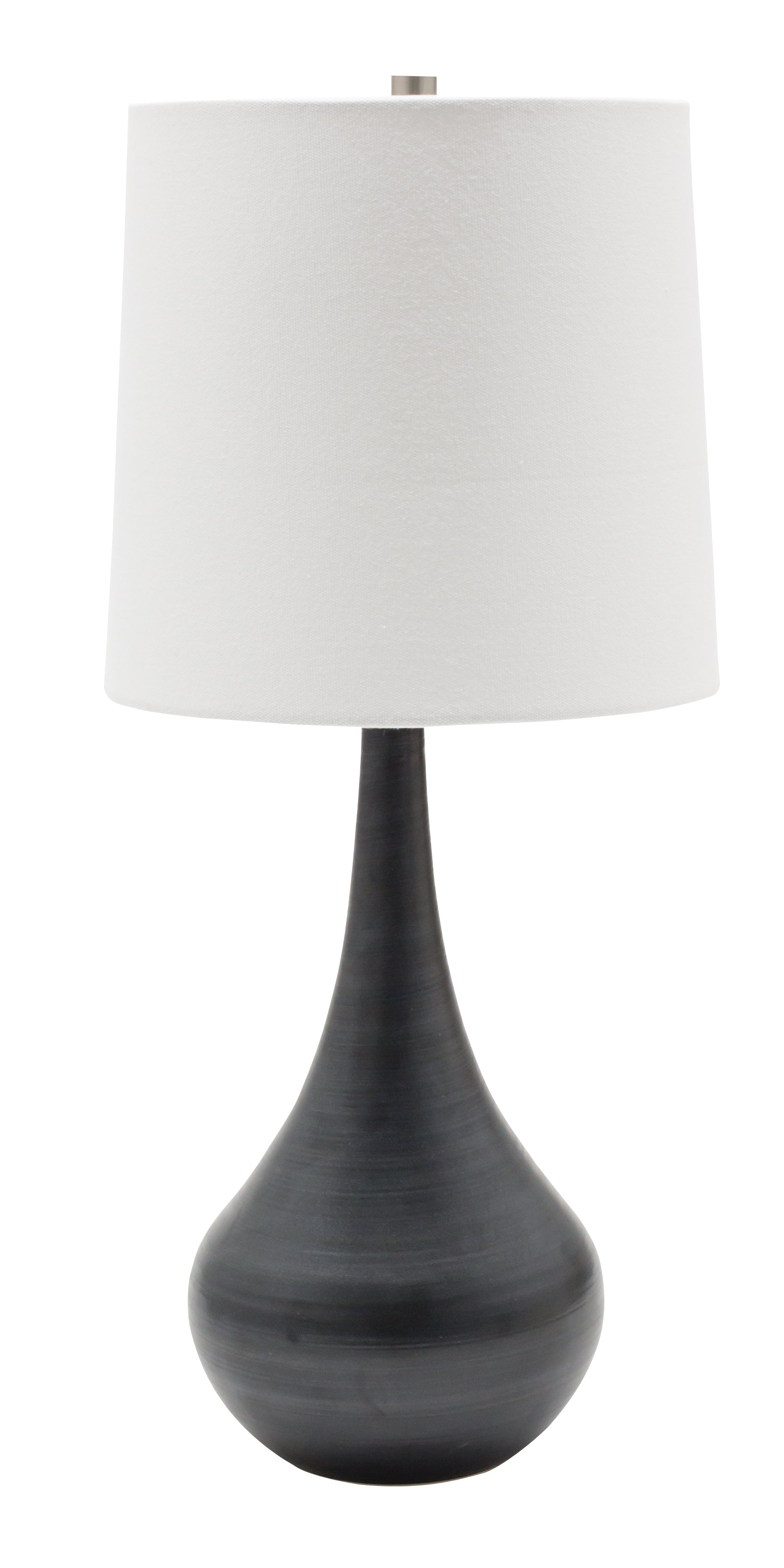 House of Troy Scatchard 22.5" Stoneware Table Lamp Black Matte GS180-BM
