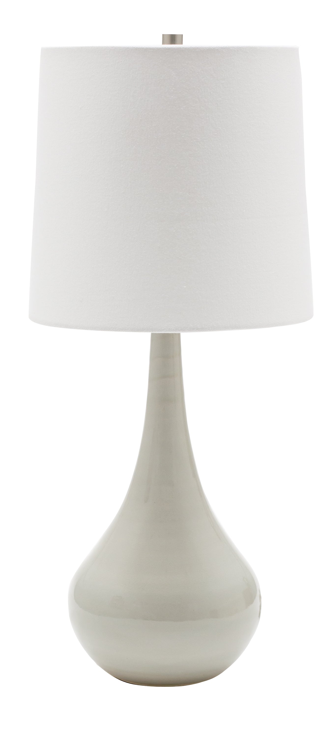 House of Troy Scatchard 22.5" Stoneware Table Lamp Gray Gloss GS180-GG