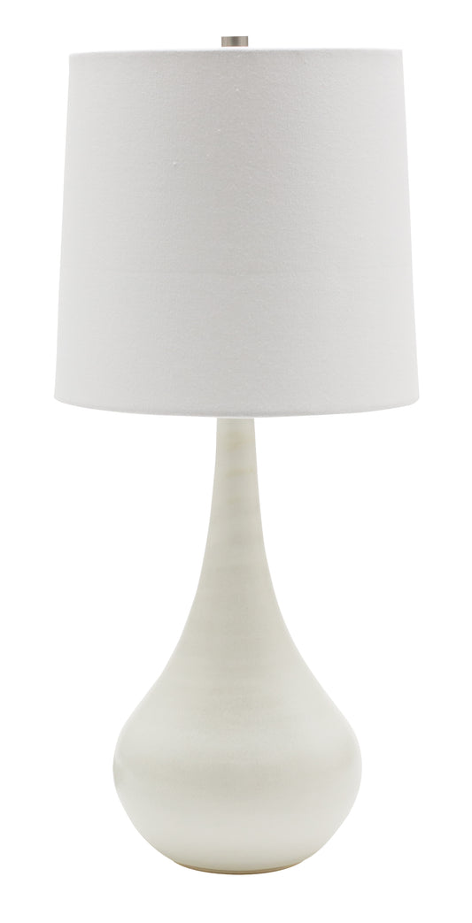 House of Troy Scatchard 22.5" Stoneware Table Lamp White Matte GS180-WM