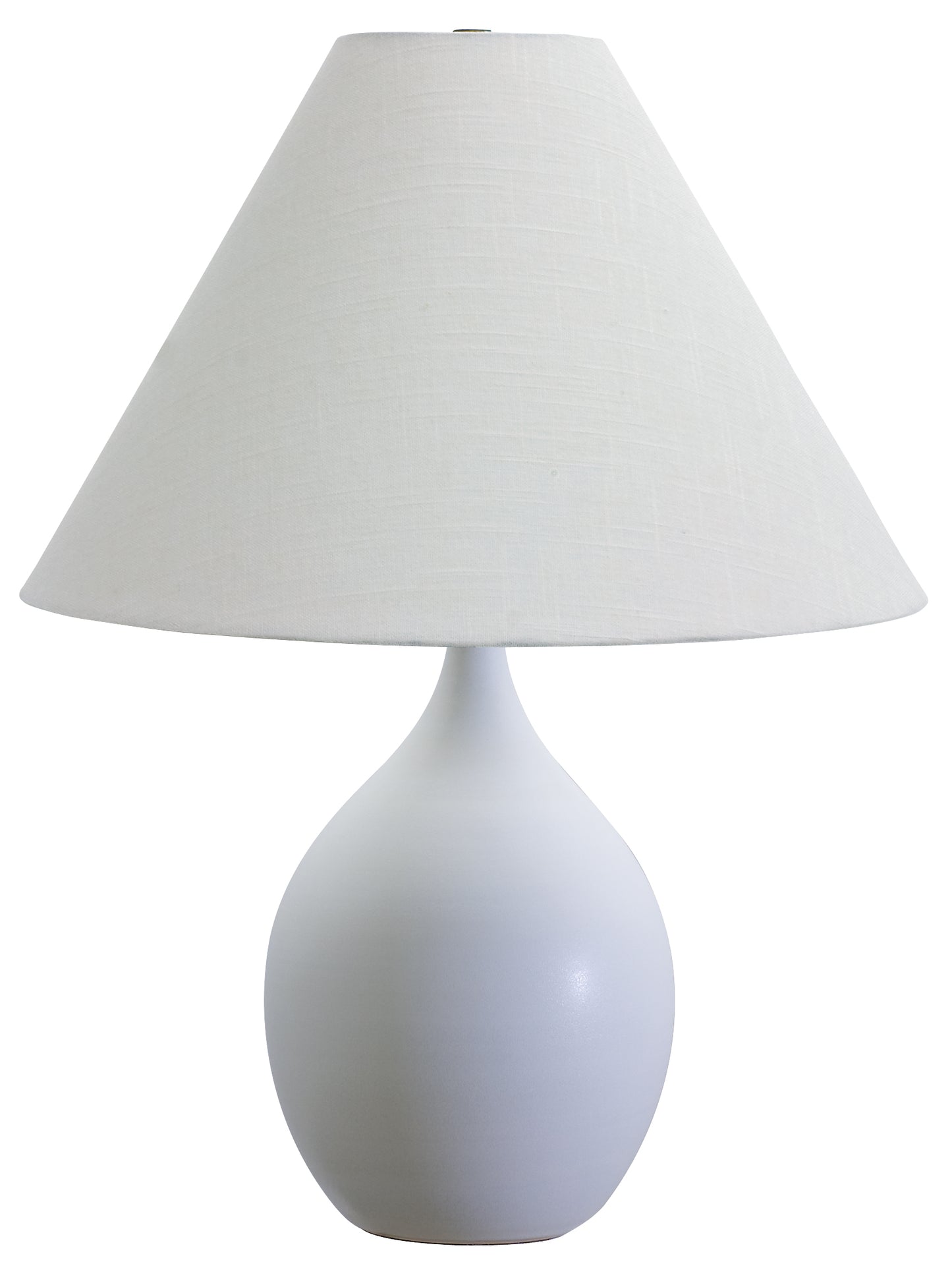 House of Troy Scatchard 22.5" Stoneware Table Lamp White Matte GS300-WM