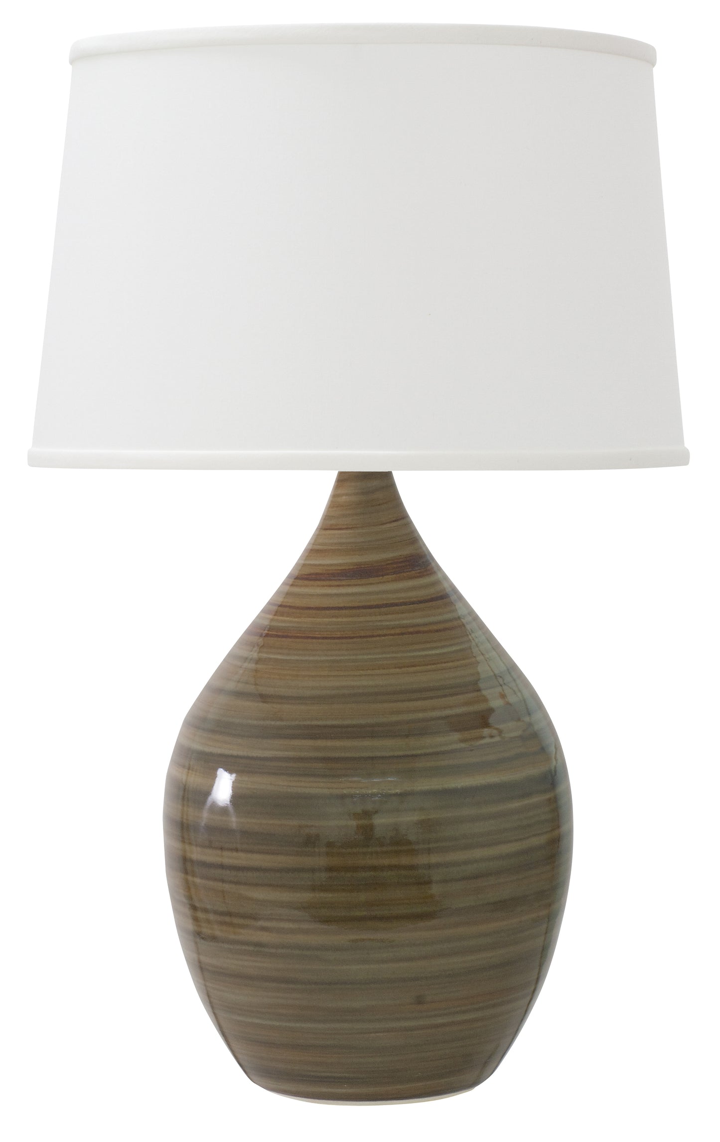 House of Troy Scatchard 21" Stoneware Table Lamp Tigers Eye GS302-TE