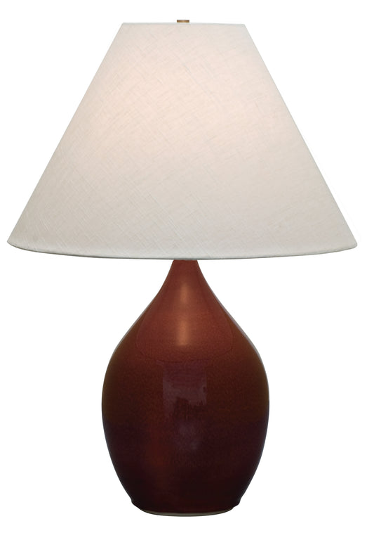 House of Troy Scatchard 28" Stoneware Table Lamp Copper Red GS400-CR
