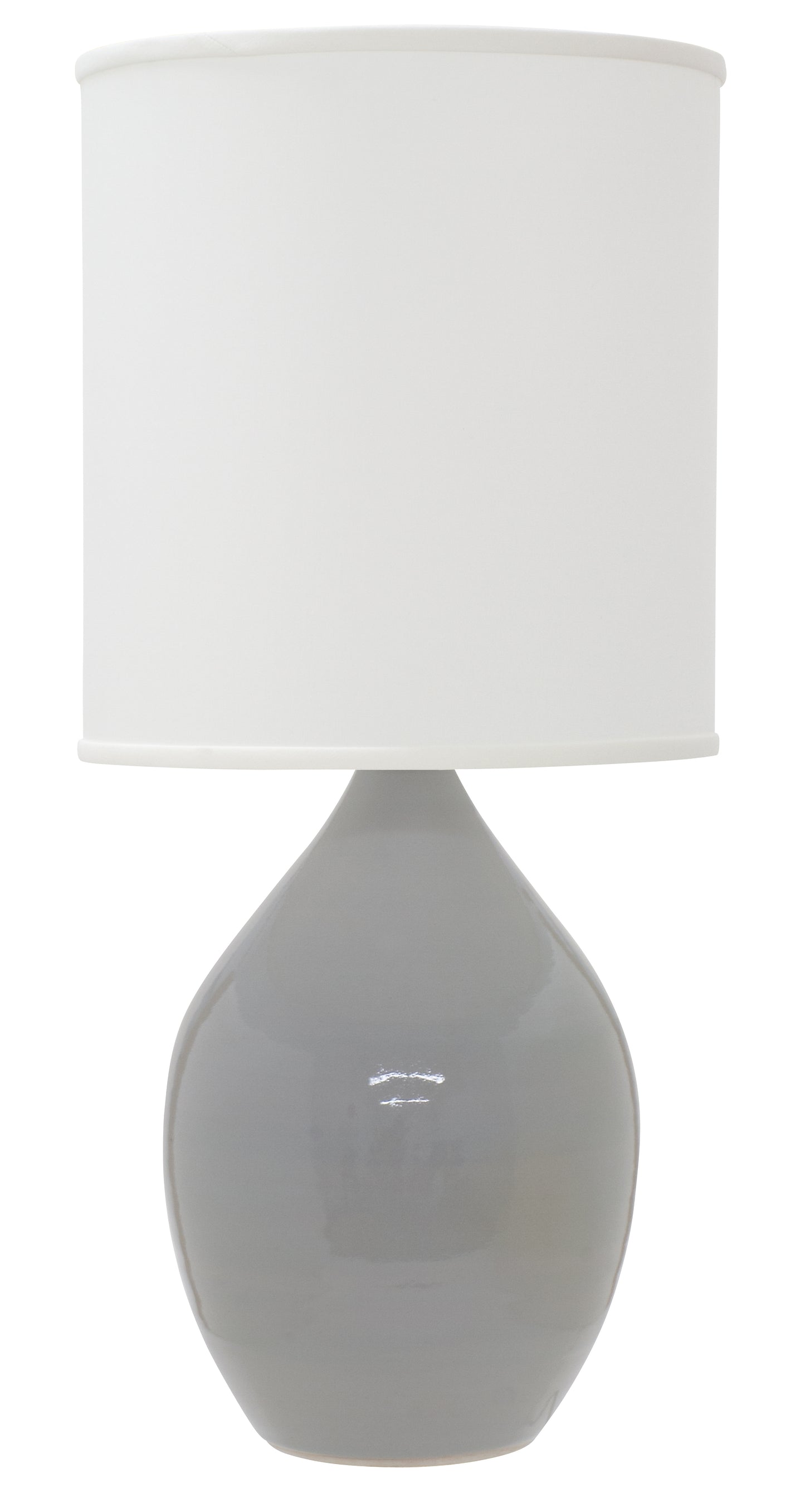 House of Troy Scatchard 30" Stoneware Table Lamp Gray Gloss GS401-GG
