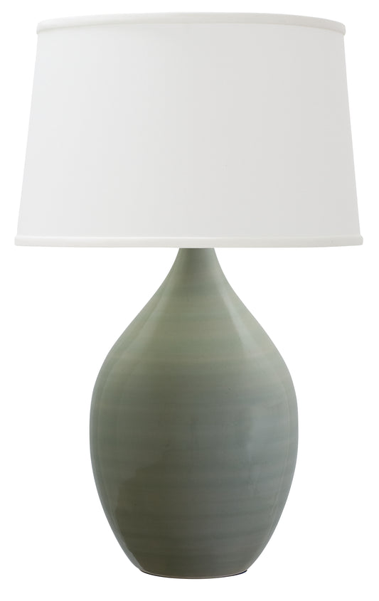 House of Troy Scatchard 24.5" Stoneware Table Lamp Celadon GS402-CG