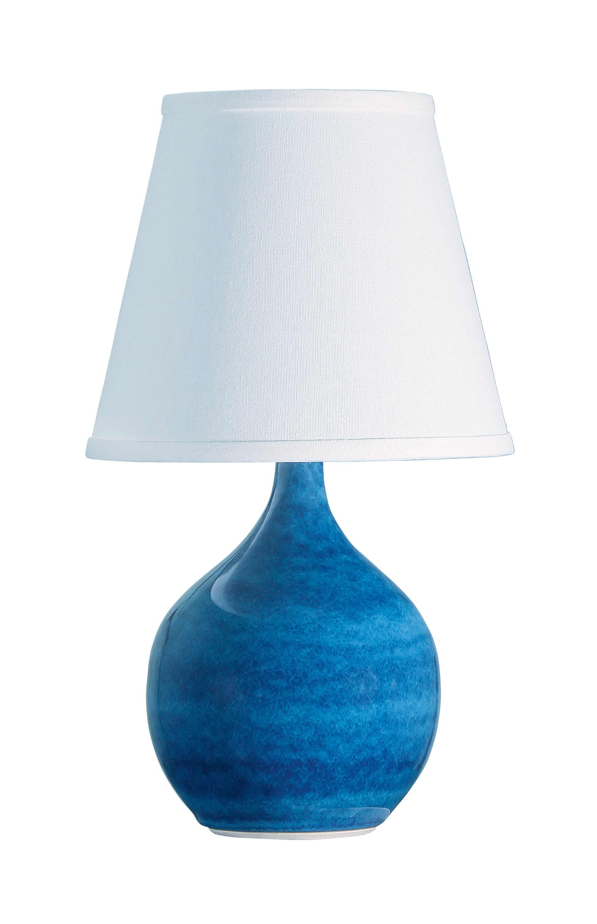 House of Troy Scatchard 13.5" Mini Accent Lamp Blue Gloss GS50-BG