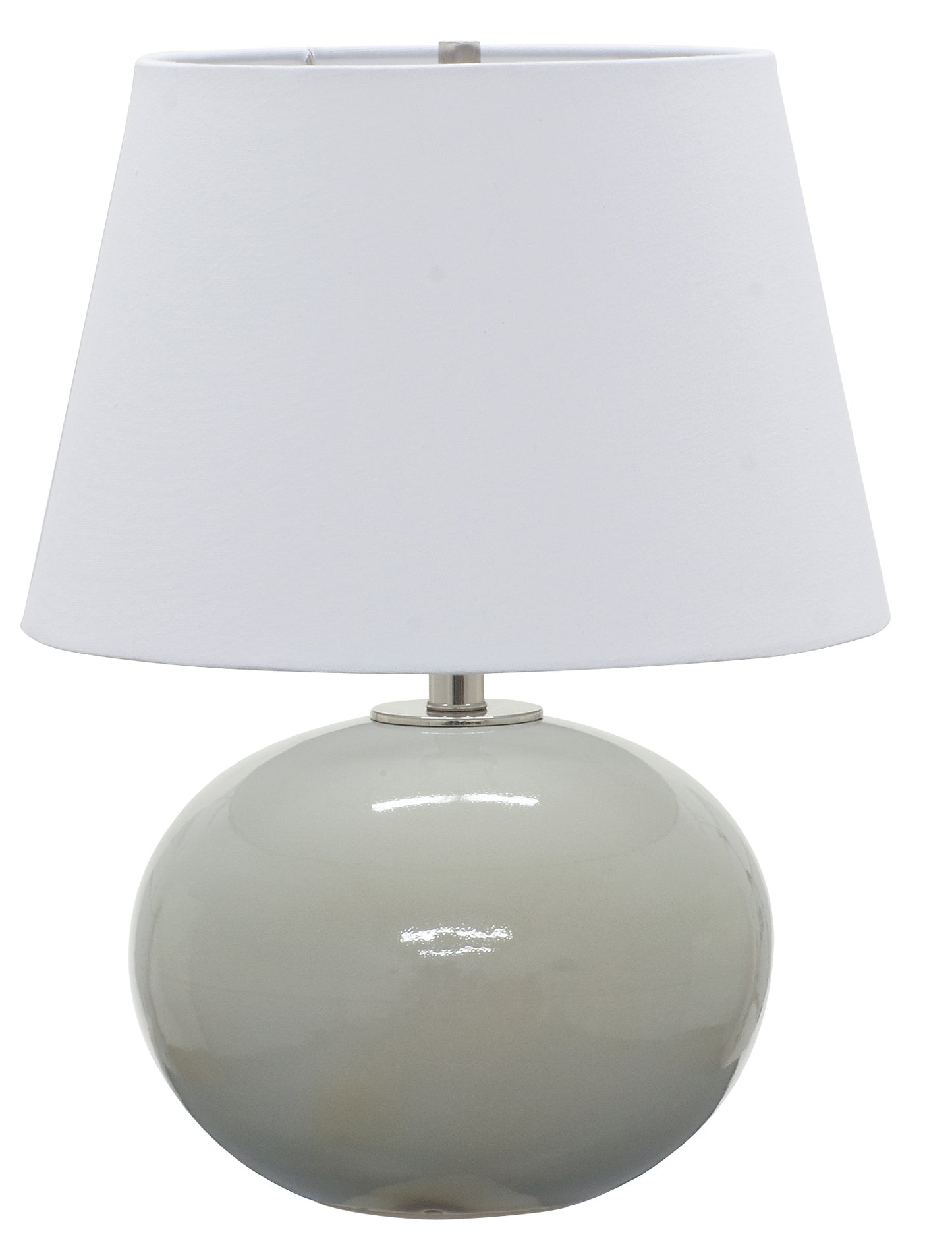 House of Troy Scatchard 22" Stoneware Table Lamp Gray Gloss GS700-GG