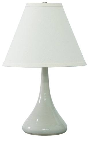 House of Troy Scatchard 19" Stoneware Table Lamp Gray Gloss GS802-GG