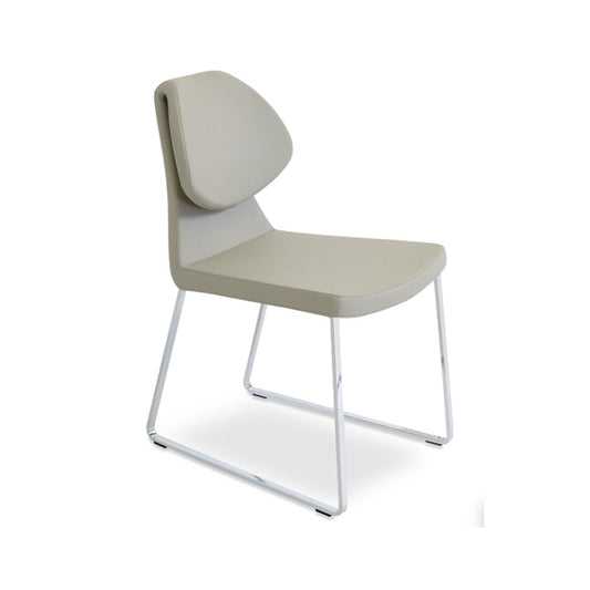 sohoConcept Gakko Slide Dining Chair Leather