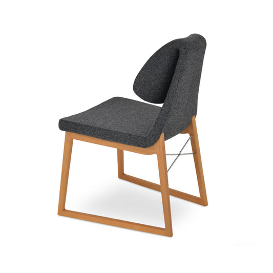 sohoConcept Gakko Wood Dining Chair Fabric