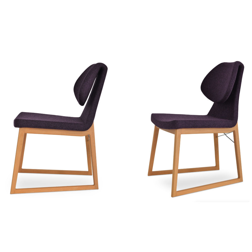 sohoConcept Gakko Wood Dining Chair Fabric