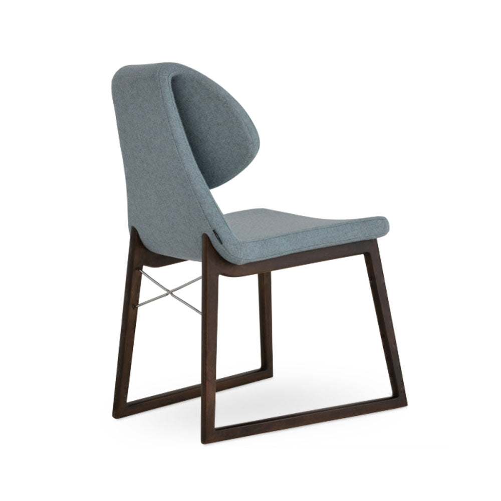 sohoConcept Gakko Wood Dining Chair Fabric