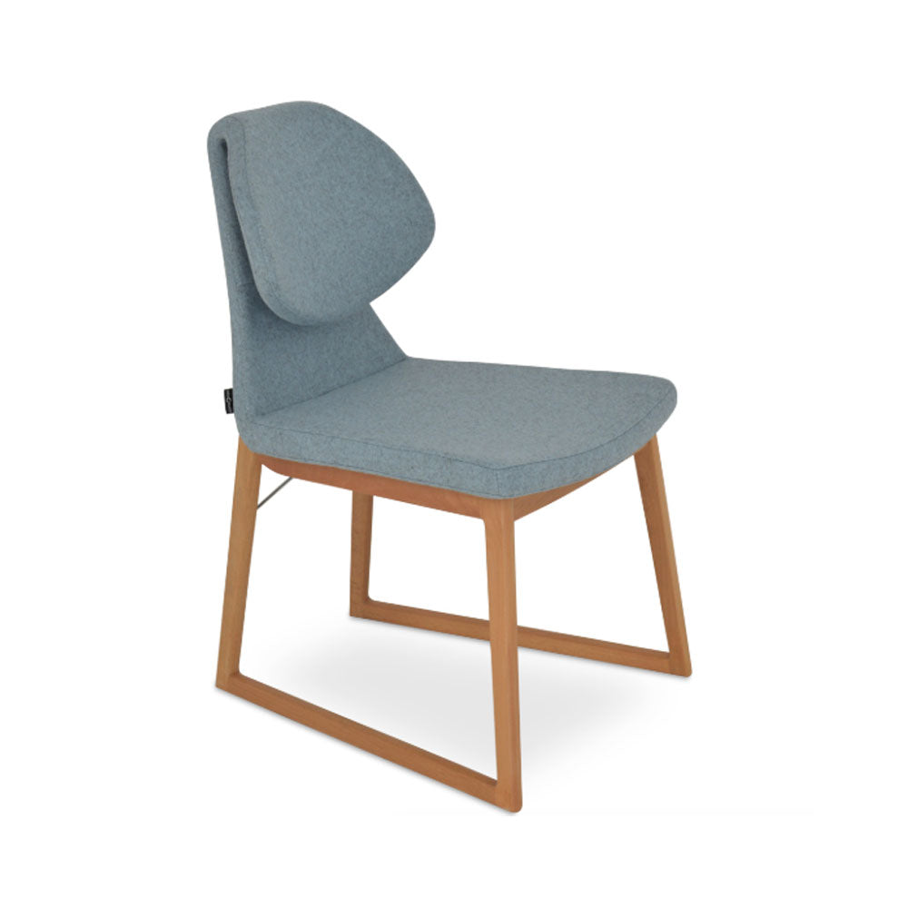 sohoConcept Gakko Wood Dining Chair Fabric