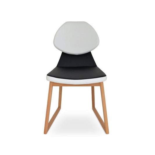 sohoConcept Gakko Wood Dining Chair Leather