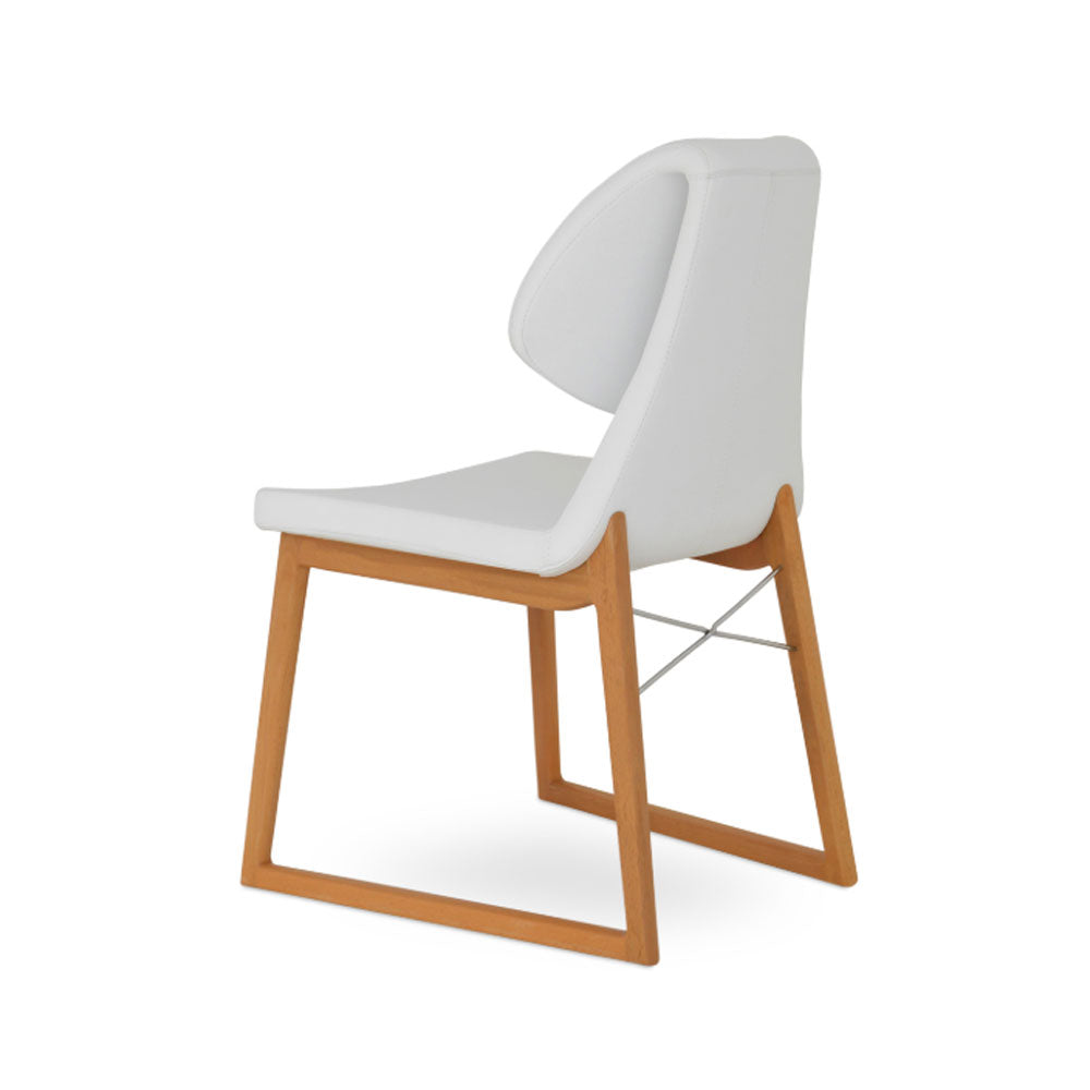 sohoConcept Gakko Wood Dining Chair Leather