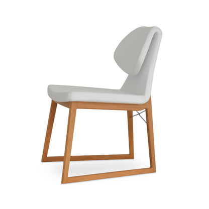 sohoConcept Gakko Wood Dining Chair Leather