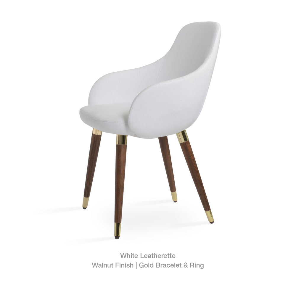 sohoConcept Gazel Wood Arm Chair
