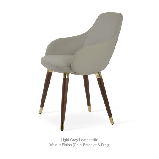 sohoConcept Gazel Wood Arm Chair