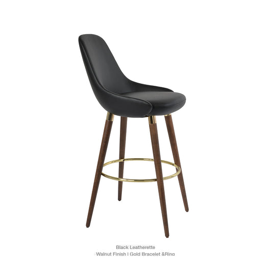 sohoConcept Gazel Wood Bar Stool