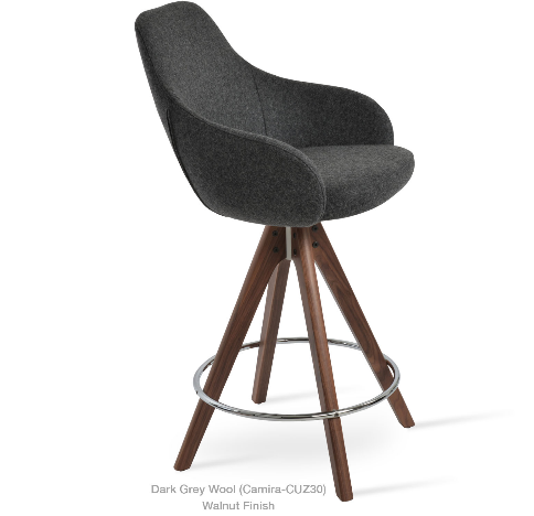 sohoConcept Gazel Pyramid Arm Swivel Stool