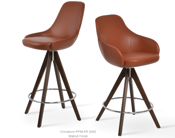 sohoConcept Gazel Pyramid Arm Swivel Stool