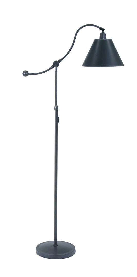House of Troy Hyde Park Floor Lamp Oil Rubbed Bronze Black Parchment HP700-OB-BP