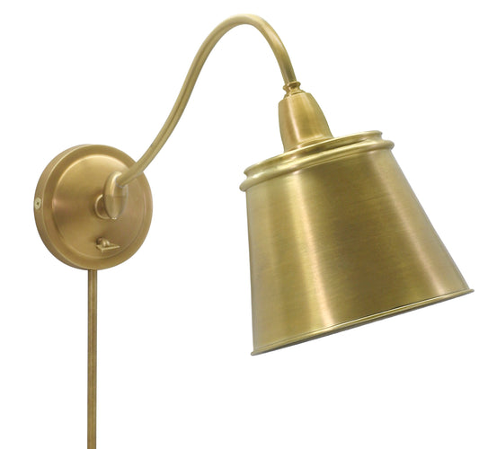 House of Troy Hyde Park Wall Lamp Weathered Brass Metal HP725-WB-MSWB
