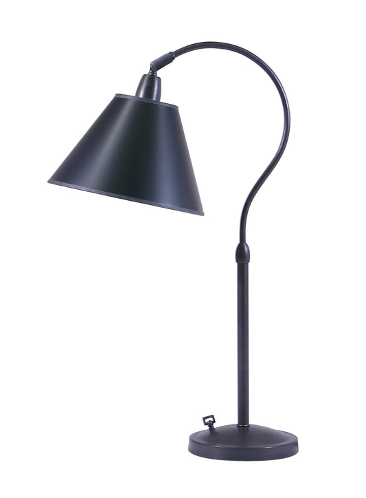 House of Troy Hyde Park Table Lamp Oil Rubbed Bronze Black Parchment HP750-OB-BP