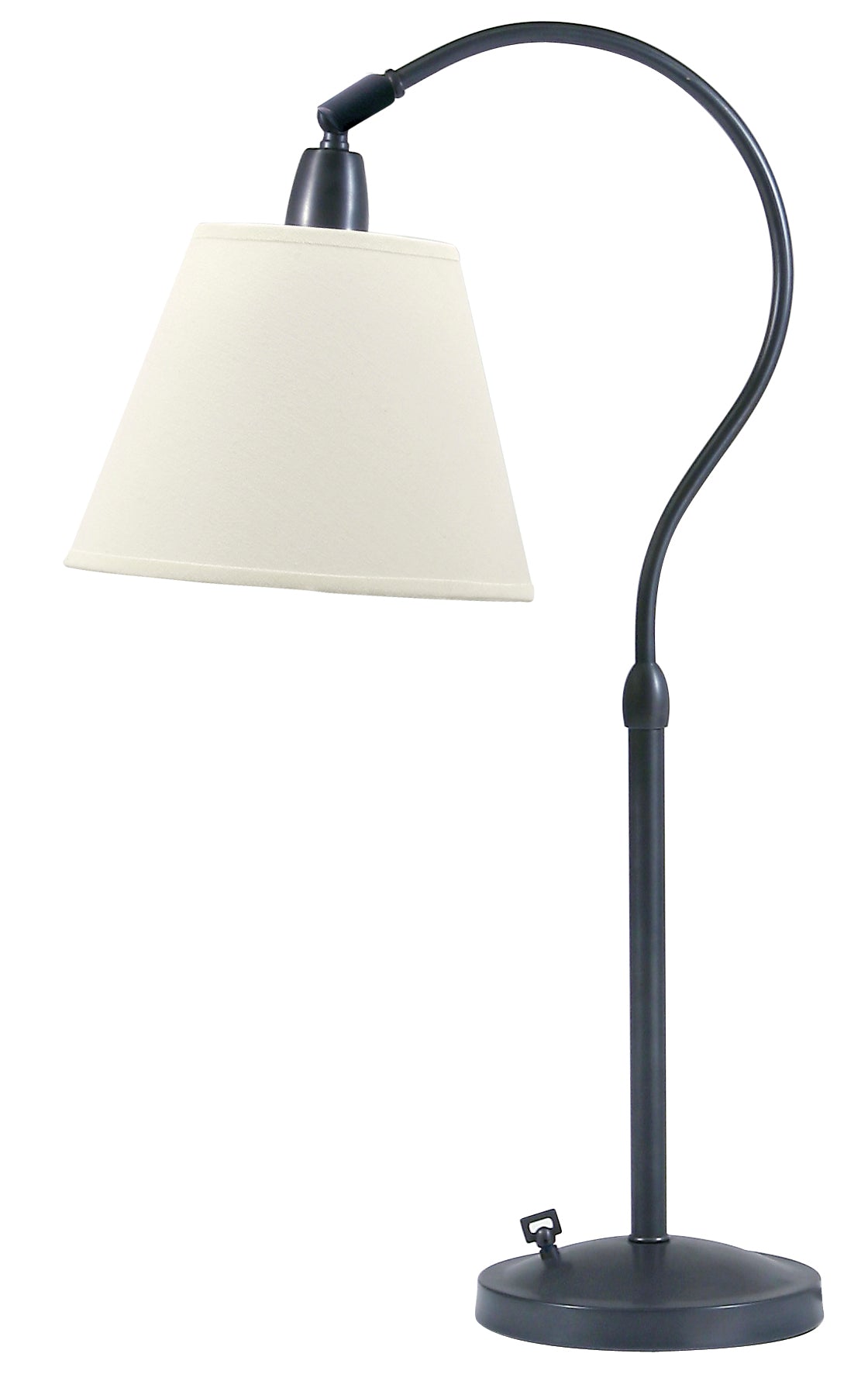 House of Troy Hyde Park Table Lamp Oil Rubbed Bronze White Linen HP750-OB-WL