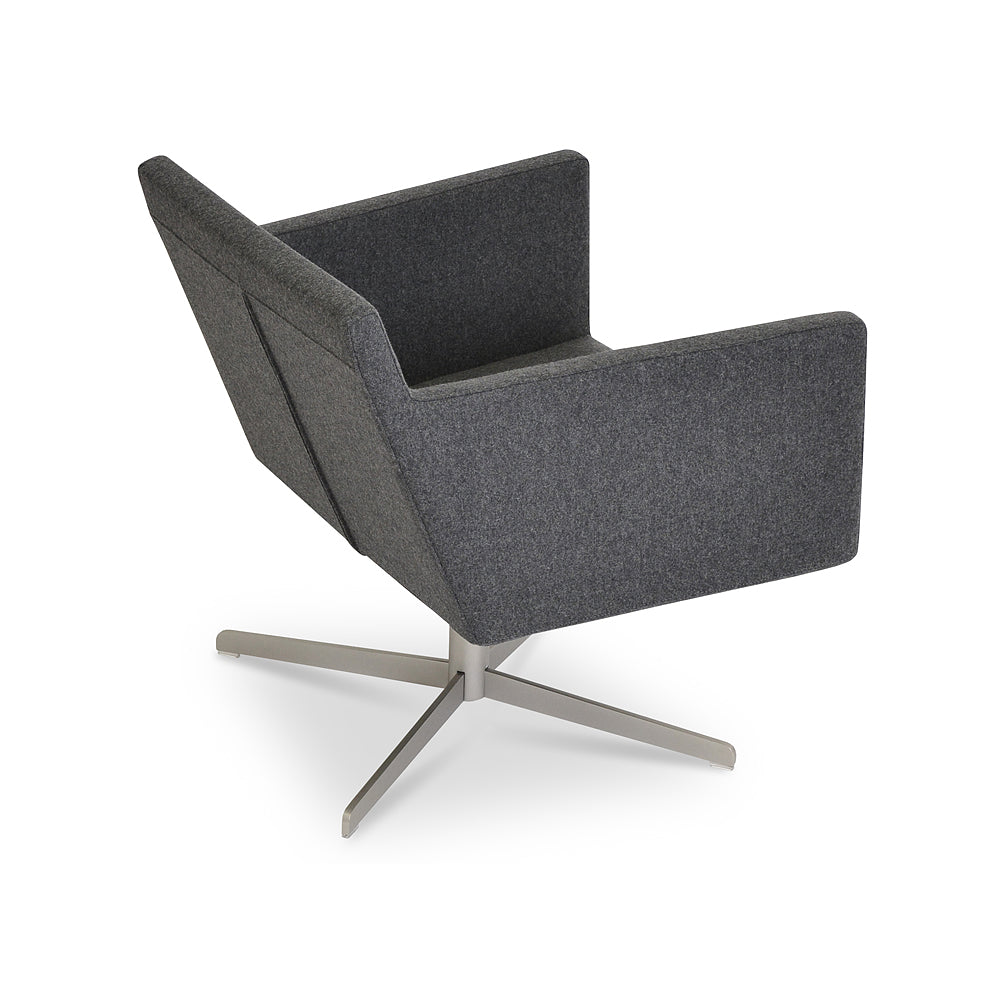 sohoConcept Harput 4 Star Swivel Lounge Chair Fabric