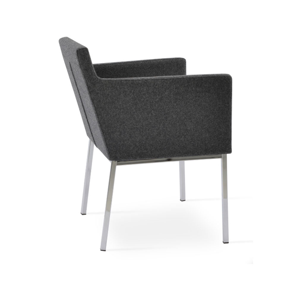 sohoConcept Harput Metal Arm Chair Fabric