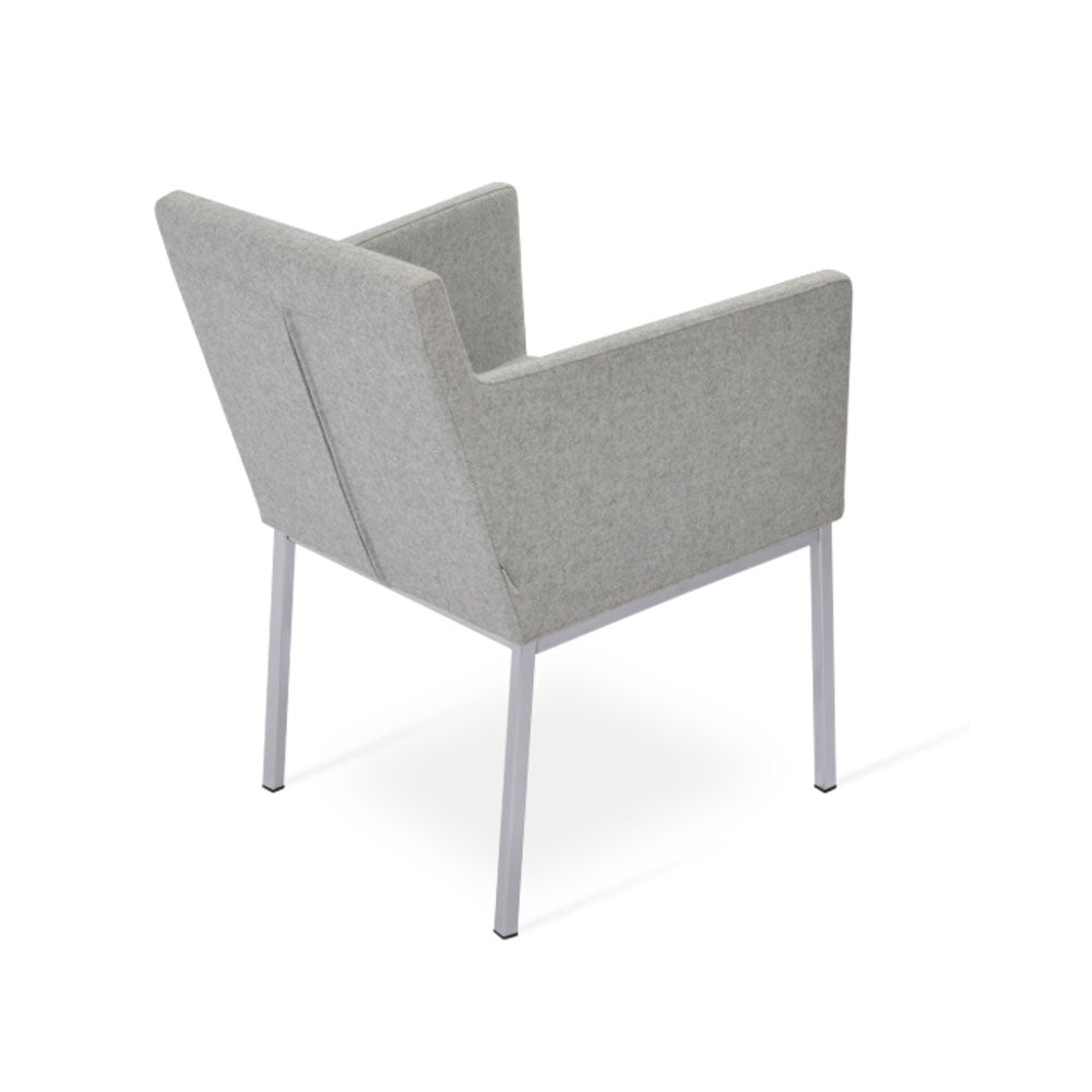 sohoConcept Harput Metal Arm Chair Fabric