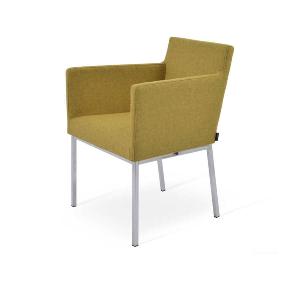 sohoConcept Harput Metal Arm Chair Fabric