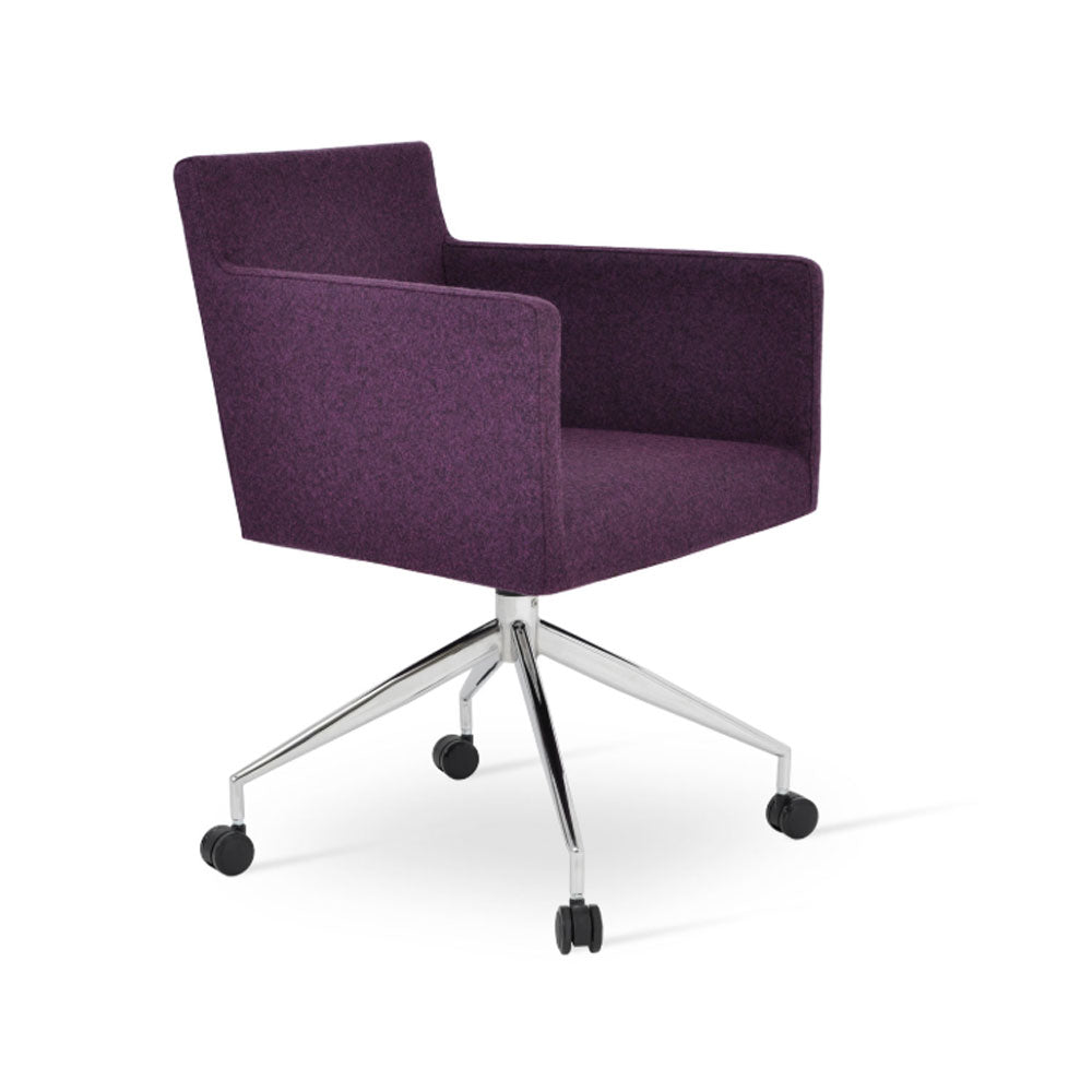 sohoConcept Harput Spider Swivel Arm Chair Fabric