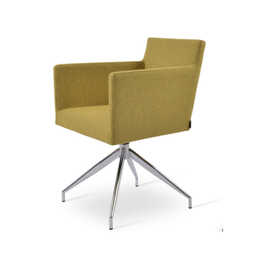 sohoConcept Harput Spider Swivel Arm Chair Fabric