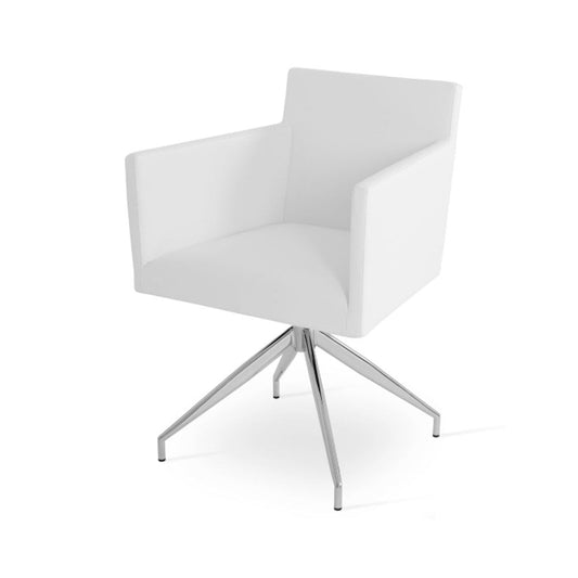 sohoConcept Harput Spider Swivel Arm Chair Leather