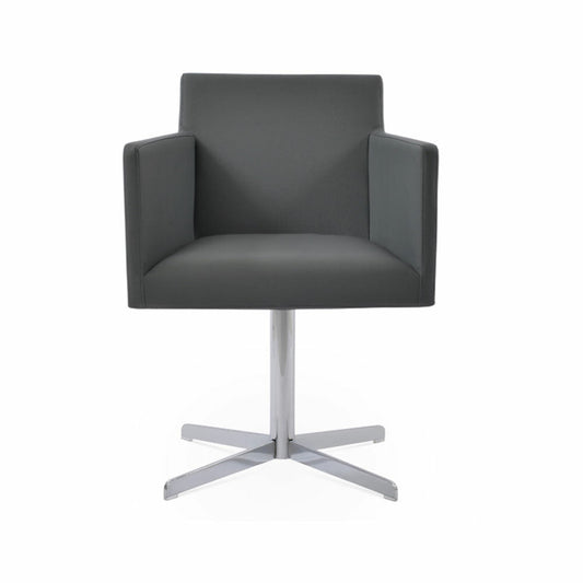 sohoConcept Harput 4 Star Swivel Arm Chair Leather