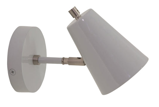 House of Troy Kirby LED Wall Lamp Gray Satin Nickel Accents K175-GR