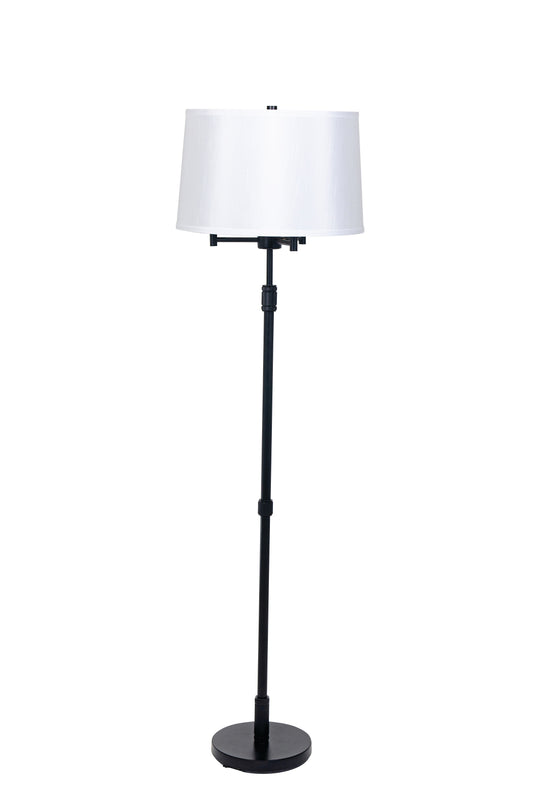 House of Troy Killington Black 6-Way Floor Lamp Hardback KL300-BLK