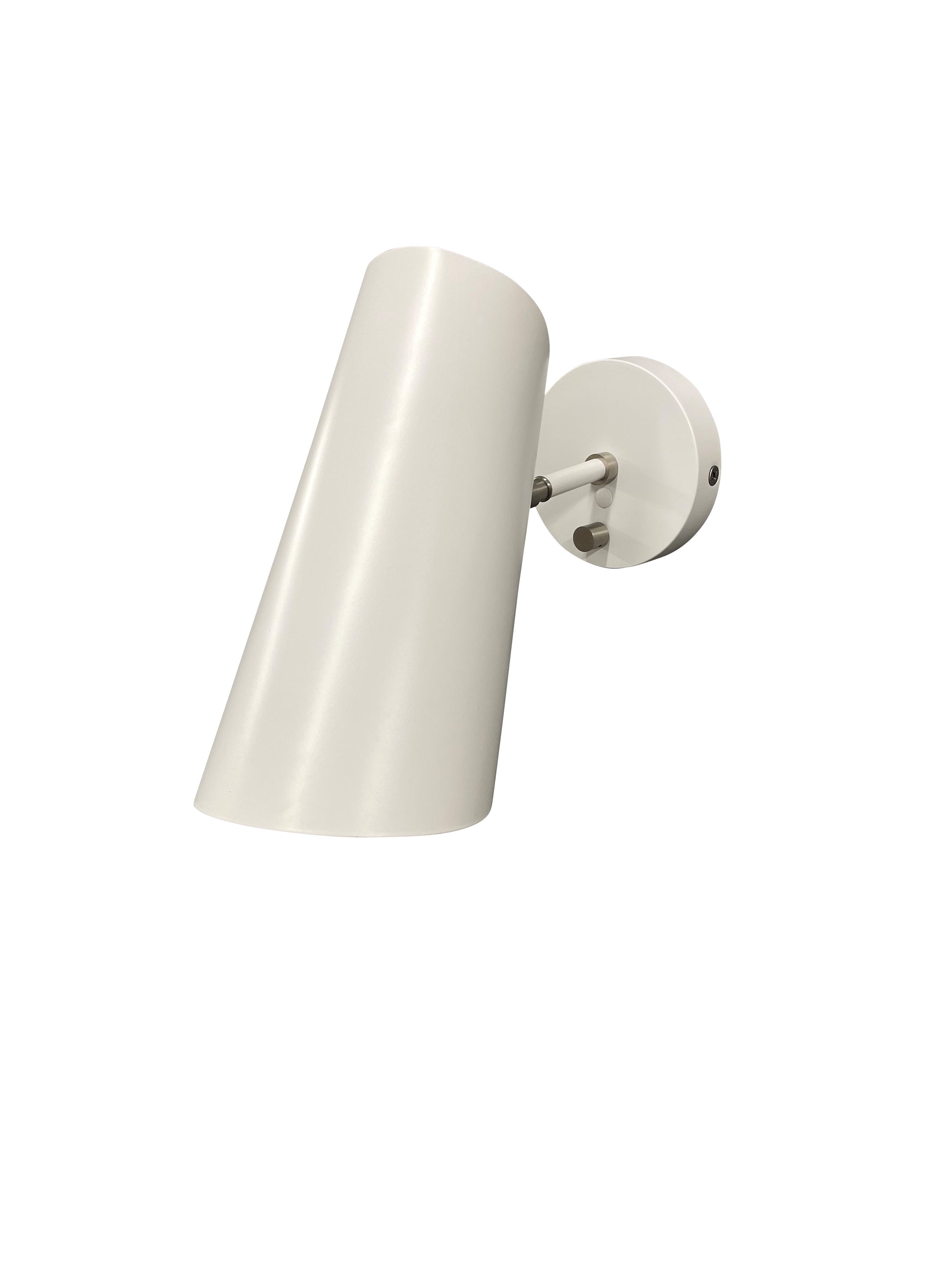 House of Troy Logan White Satin Nickel Wall Sconce Rolled L325-WTSN