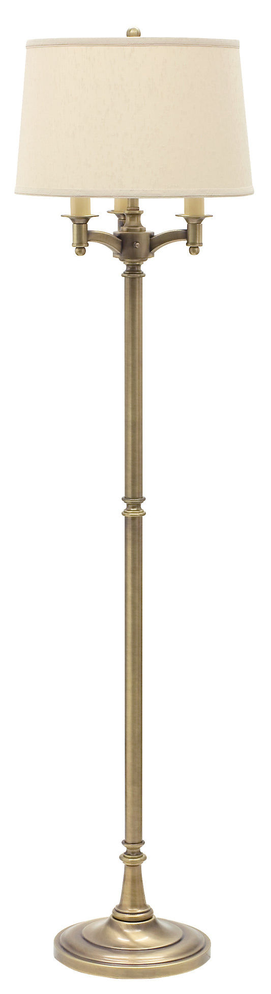House of Troy Lancaster 62.75" Antique Brass 6-Way Floor Lamp L800-AB