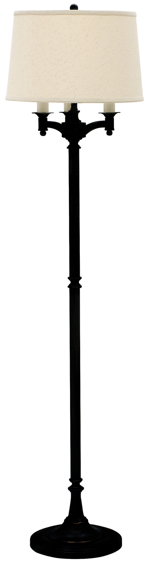 House of Troy Lancaster 62.75" Black 6-Way Floor Lamp L800-BLK