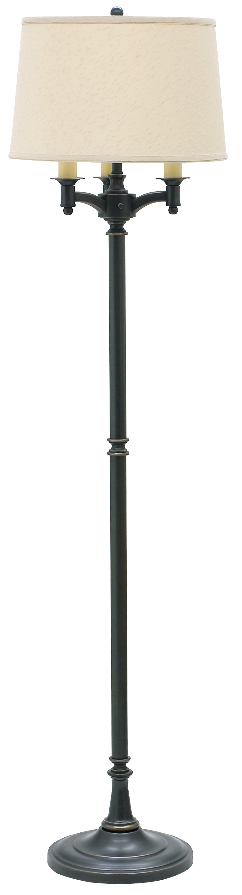 House of Troy Lancaster 62.75" Oil Rubbed Bronze 6-Way Floor Lamp L800-OB