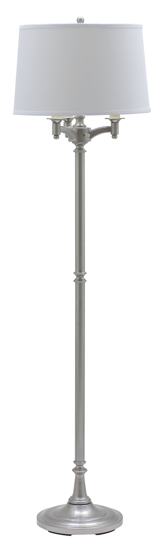 House of Troy Lancaster 62.75" Satin Nickel 6-Way Floor Lamp L800-SN