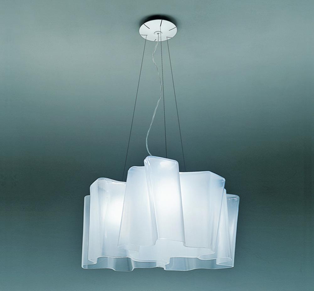 Artemide Logico Triple Elegant Nested Suspension Luxurious Hanging Light Fixture for Home Decor