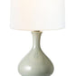 Modern Lantern Cordless Lamp Bartlett Celadon Antique Brass